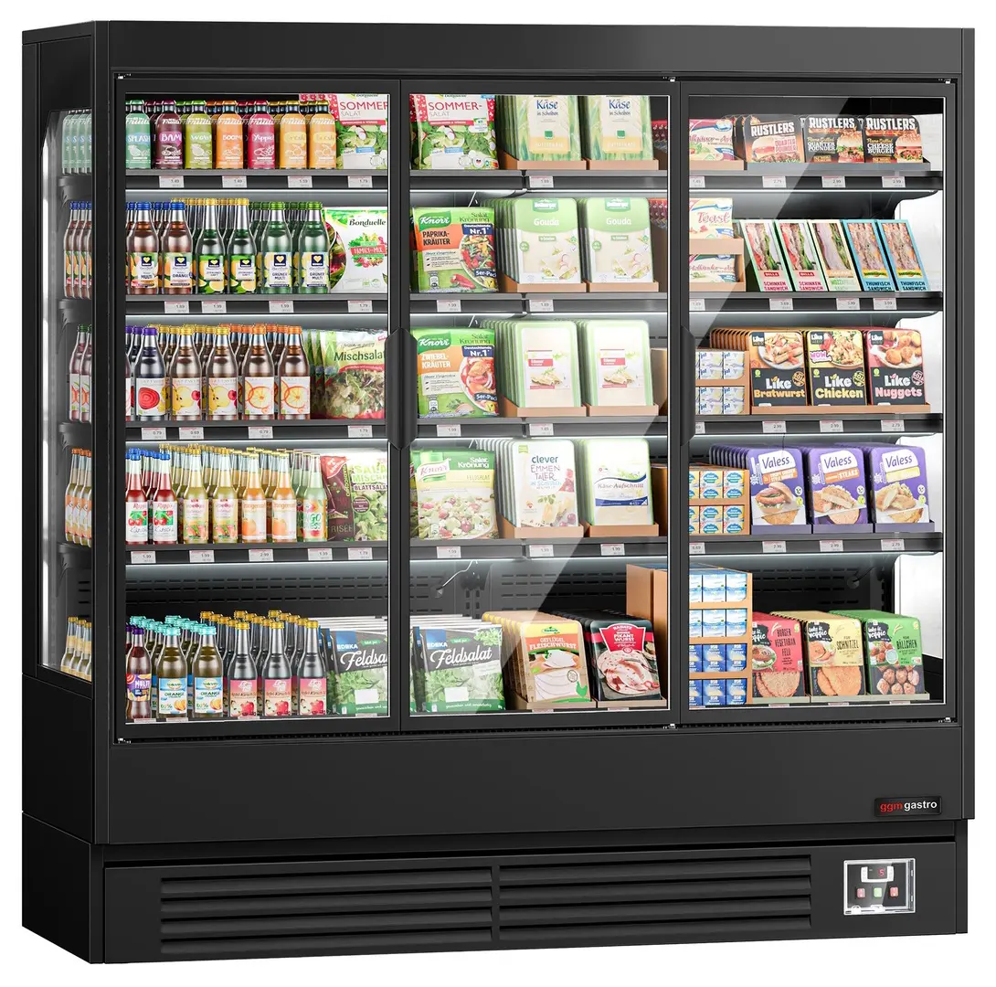 Холодильная витрина для магазина GGM Gastro WKBL197D (Black)