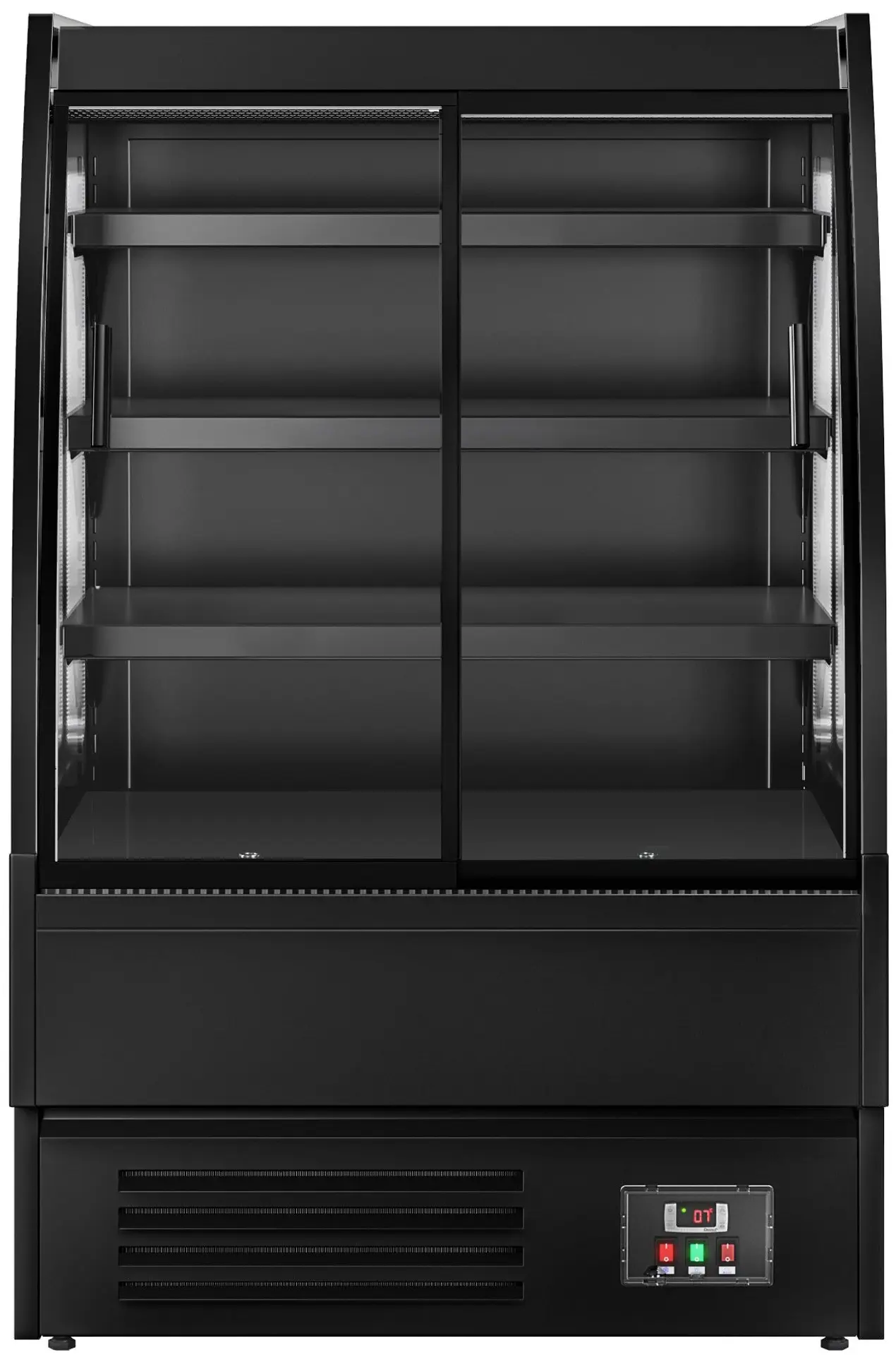 Vitrina frigorifica pentru magazin GGM Gastro WKBL98RSD (Black) - 2