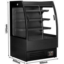 Vitrina frigorifica pentru magazin GGM Gastro WKBL98RSD (Black) Thumb