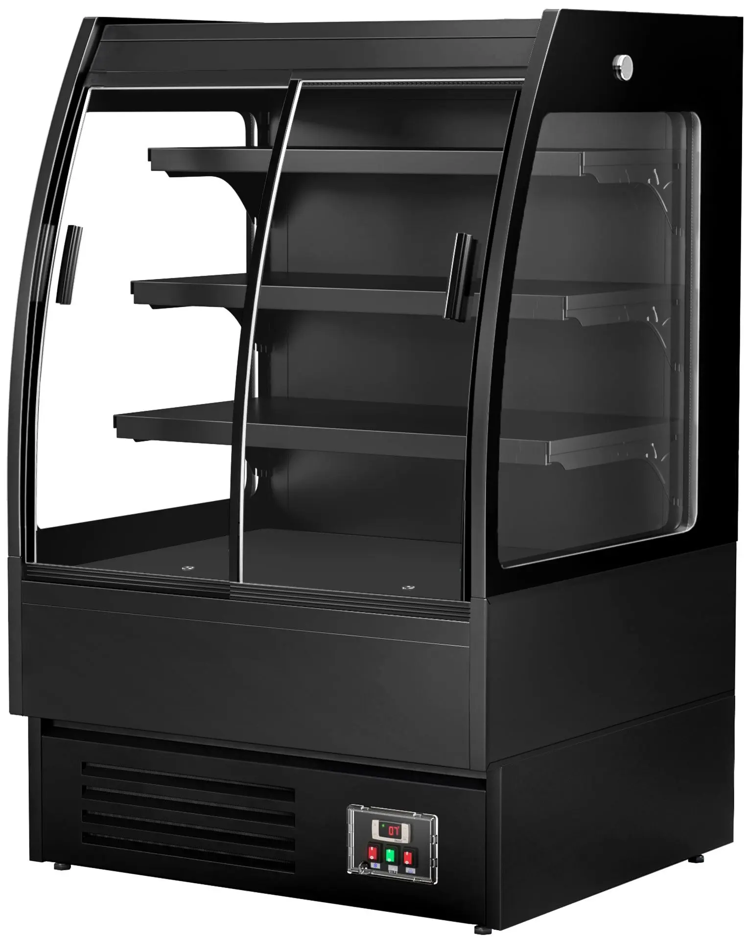 Vitrina frigorifica pentru magazin GGM Gastro WKBL98RSD (Black) - 3