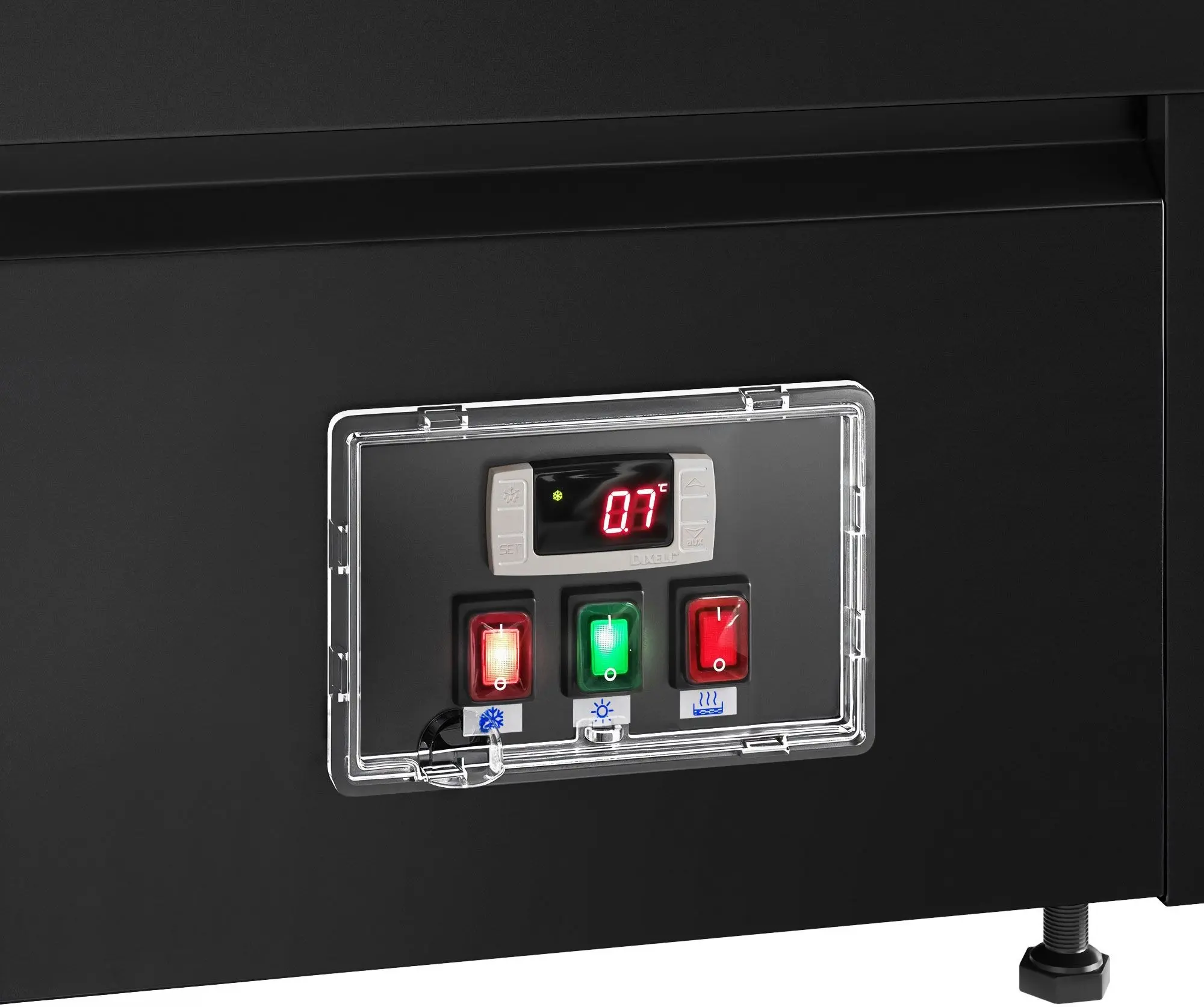 Vitrina frigorifica pentru magazin GGM Gastro WKBL98RSD (Black) - 6