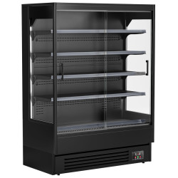 Холодильная витрина для магазина GGM Gastro WKBLS157 (Black) Thumb