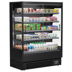 Холодильная витрина для магазина GGM Gastro WKBLS157 (Black)