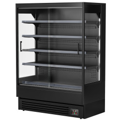 Холодильная витрина для магазина GGM Gastro WKBLS157 (Black) Thumb