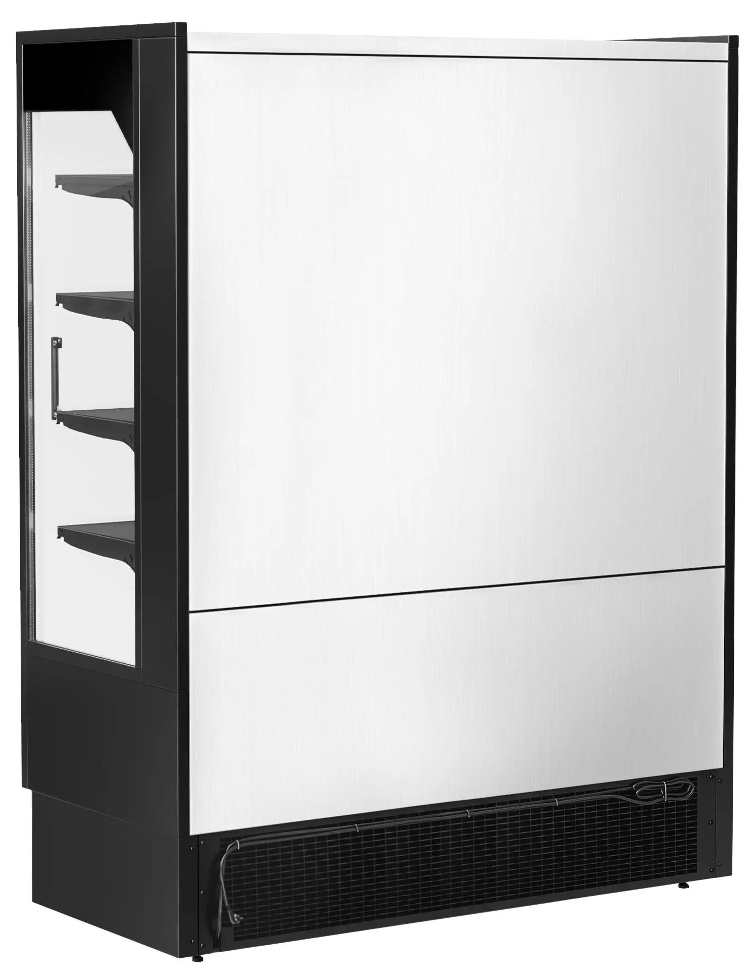 Холодильная витрина для магазина GGM Gastro WKBLS157 (Black) - 5