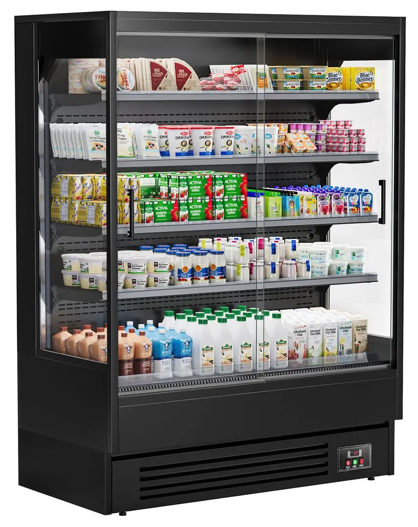 Холодильная витрина для магазина GGM Gastro WKBLS157 (Black)