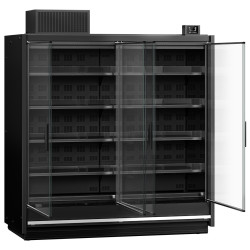 Холодильная витрина для магазина GGM Gastro WKRA18 (Black) Thumb