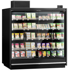 Холодильная витрина для магазина GGM Gastro WKRA18 (Black)