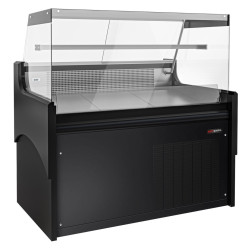 Холодильная витрина для мяса GGM Gastro KFTH128 (Black) Thumb