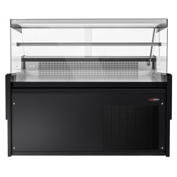 Холодильная витрина для мяса GGM Gastro KFTH158 (Black) Thumb