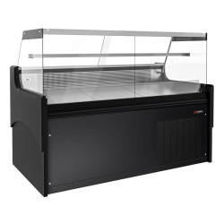 Холодильная витрина для мяса GGM Gastro KFTH188 (Black) Thumb