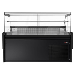 Холодильная витрина для мяса GGM Gastro KFTH188 (Black) Thumb
