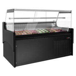Холодильная витрина для мяса GGM Gastro KFTH188 (Black)