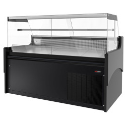 Холодильная витрина для мяса GGM Gastro KFTH188 (Black) Thumb