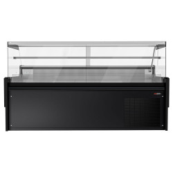 Холодильная витрина для мяса GGM Gastro KFTH248 (Black) Thumb