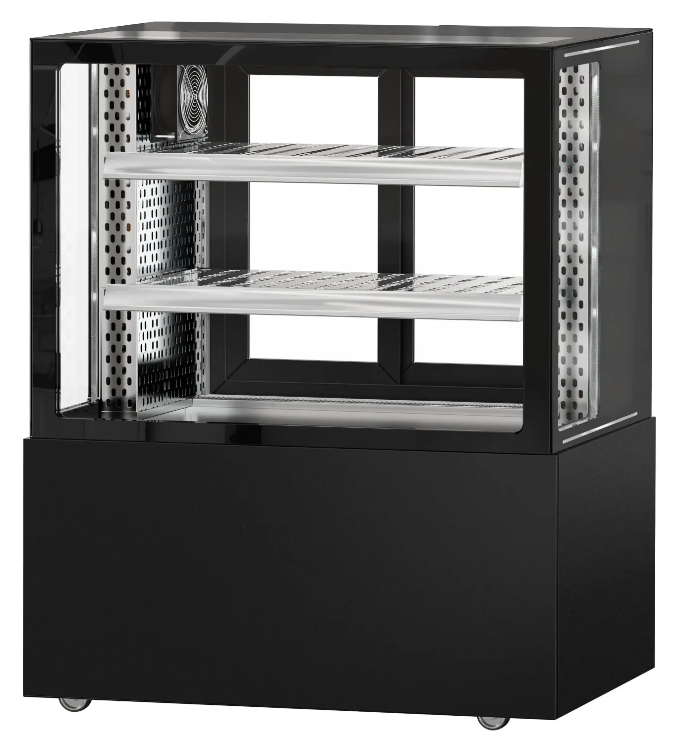 Холодильная витрина для мяса GGM Gastro KTFG107SM (Black) - 4
