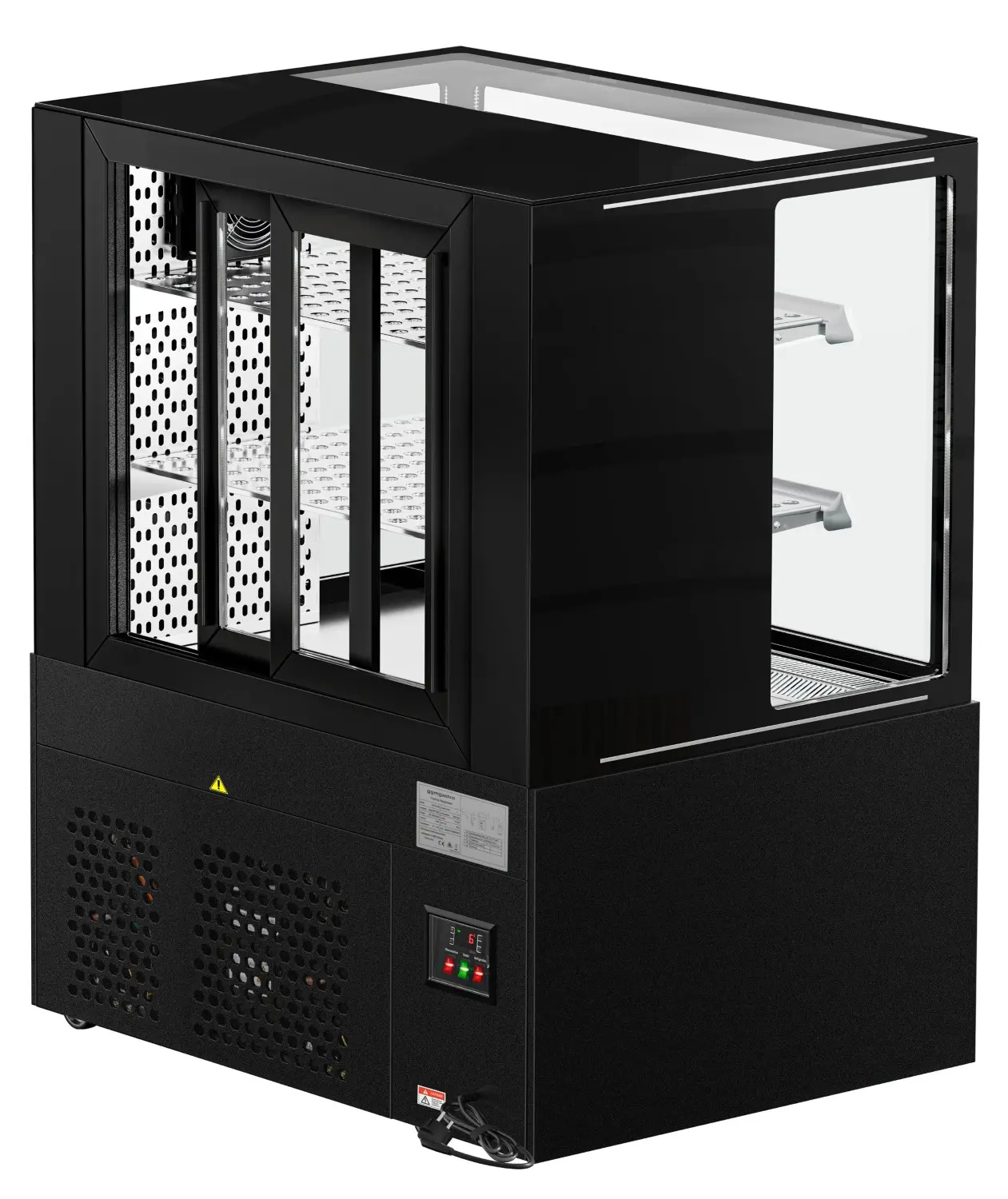 Холодильная витрина для мяса GGM Gastro KTFG107SM (Black) - 5