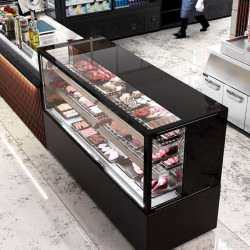 Холодильная витрина для мяса GGM Gastro KTFG207SM (Black) Thumb