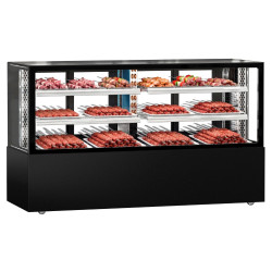 Холодильная витрина для мяса GGM Gastro KTFG207SM (Black)