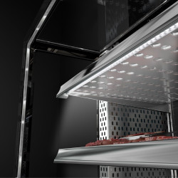 Холодильная витрина для мяса GGM Gastro KTFG207SM (Black) Thumb