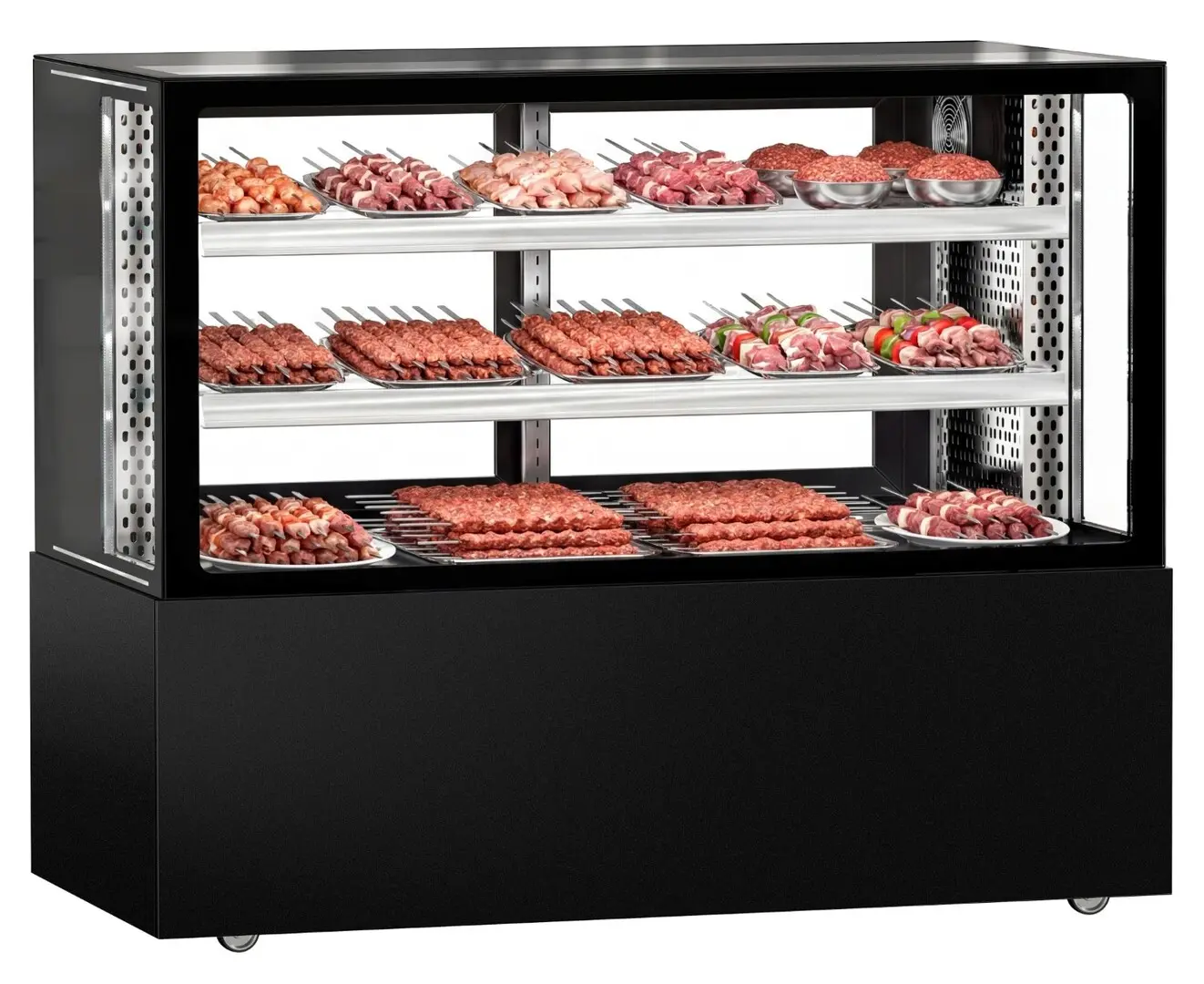 Холодильная витрина для мяса GGM Gastro Madrid KTFG157SM (Black)