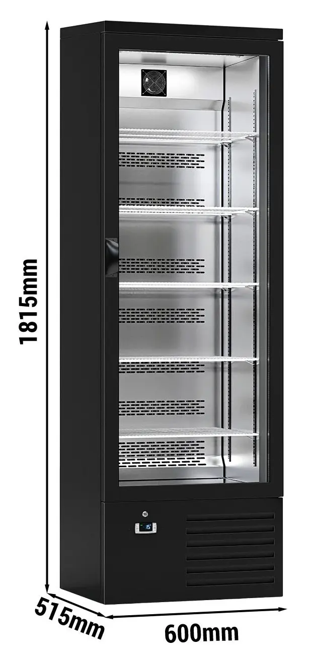 Холодильная витрина для напитков GGM Gastro BGSI280 (Black) - 11
