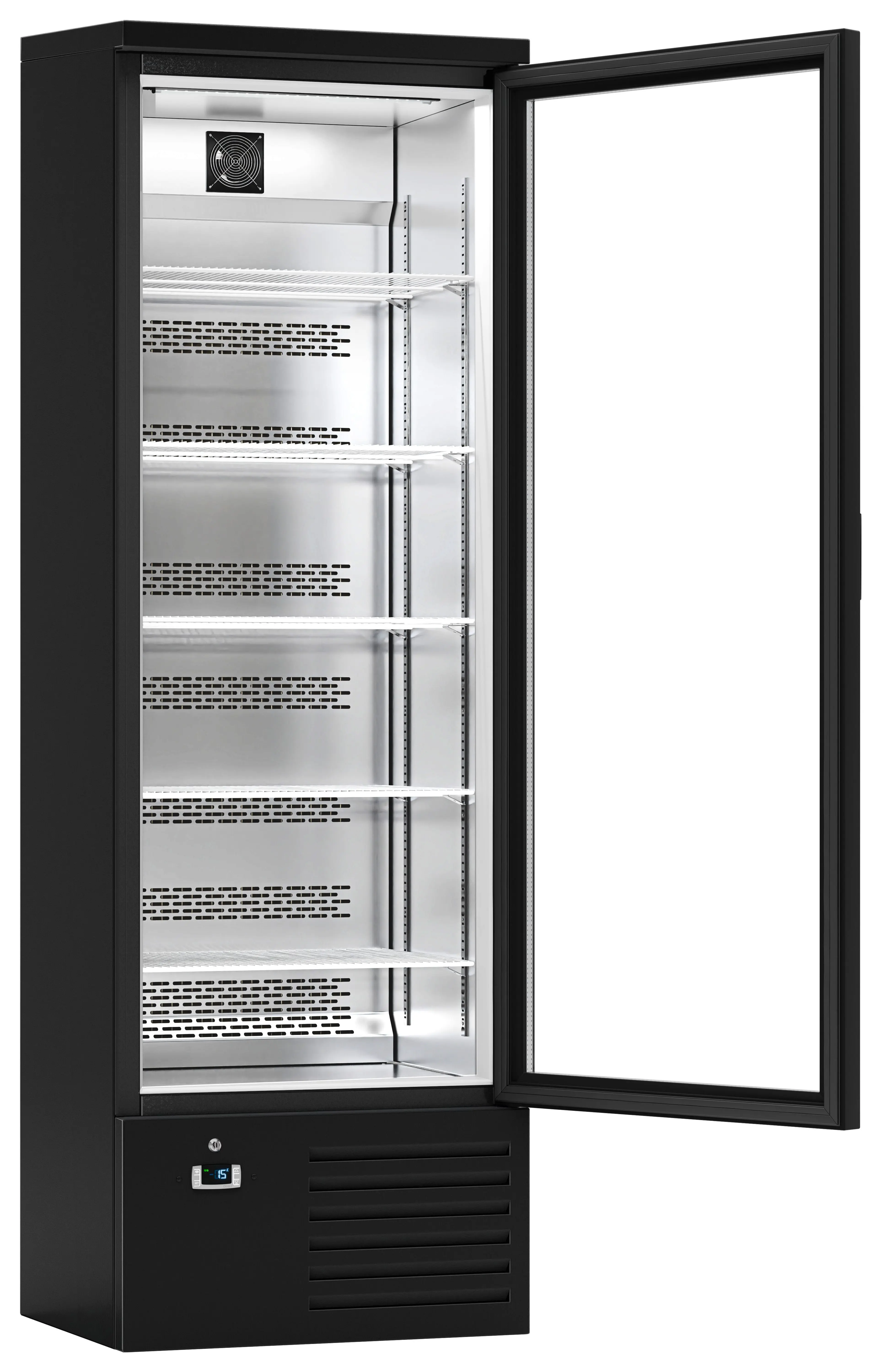 Холодильная витрина для напитков GGM Gastro BGSI280 (Black) - 3