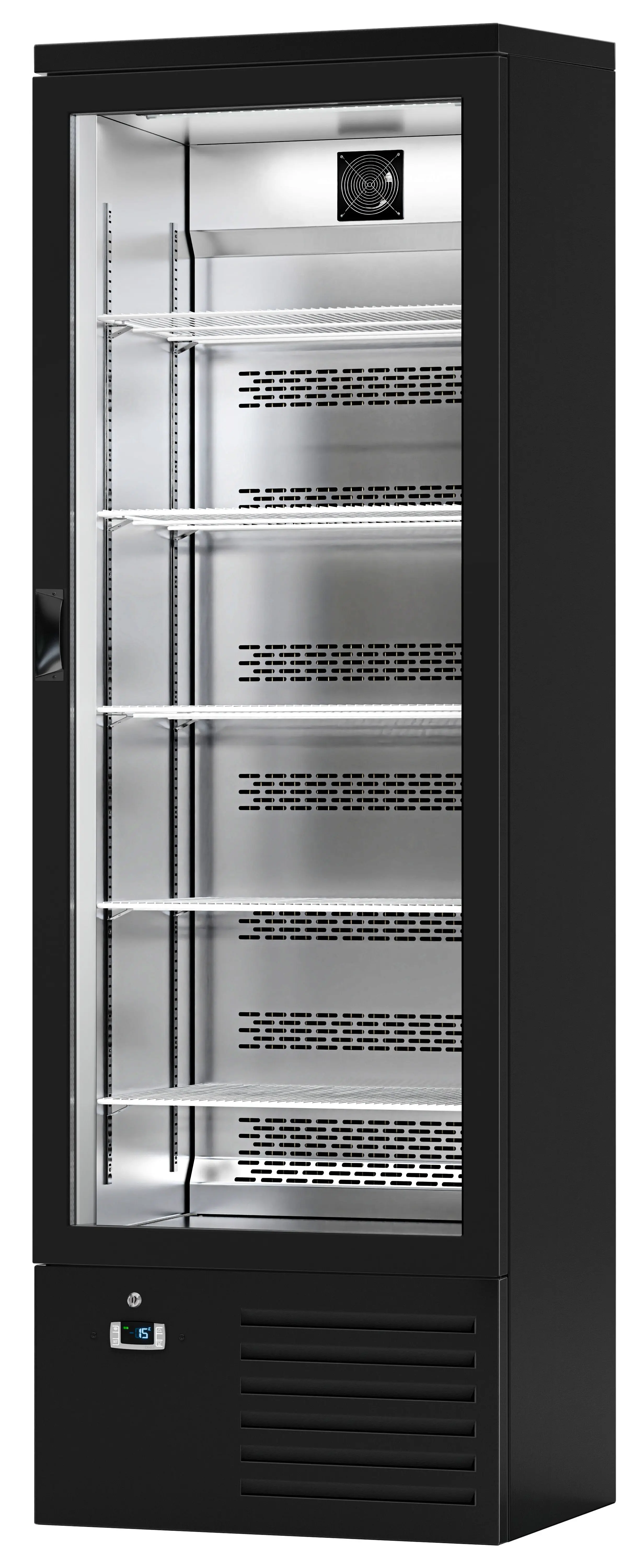Холодильная витрина для напитков GGM Gastro BGSI280 (Black) - 6