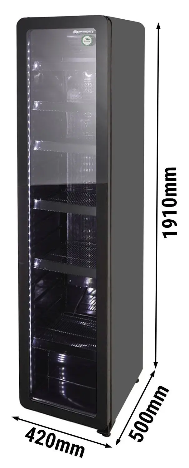 Холодильная витрина для напитков GGM Gastro-Cool 255120 (Black) - 9