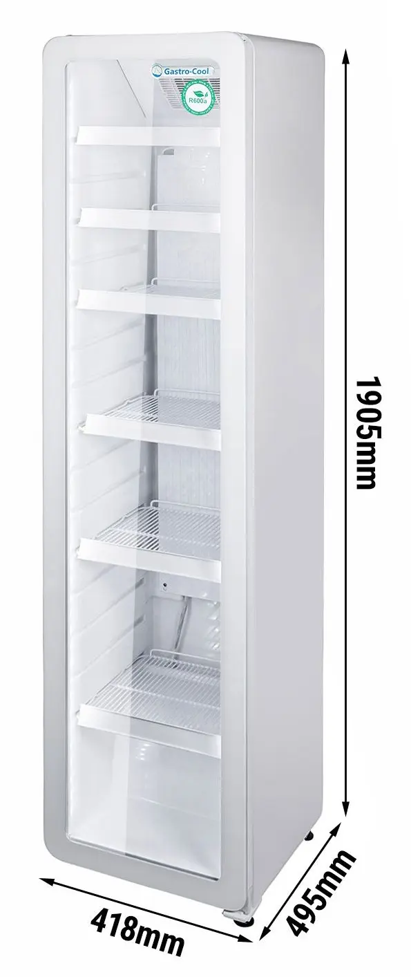 Vitrina frigorifica pentru bauturi GGM Gastro-Cool FKGSWGC (White) - 11