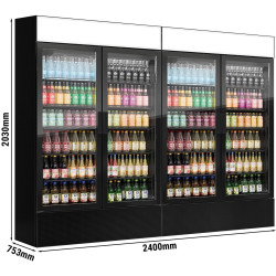 Vitrina frigorifica pentru bauturi GGM Gastro GK1200US#2 (Black) Thumb