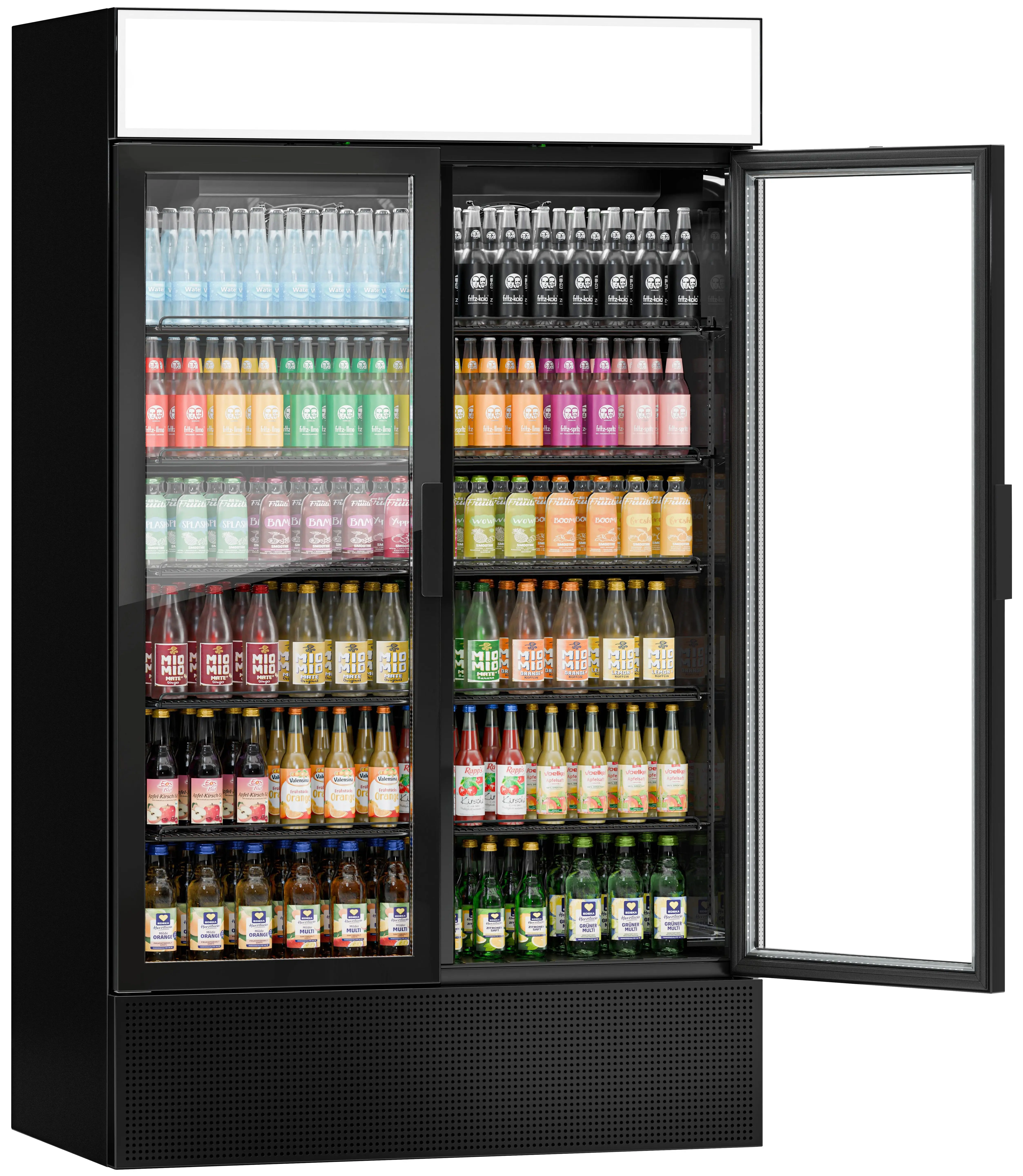 Vitrina frigorifica pentru bauturi GGM Gastro GK1200US#2 (Black) - 3