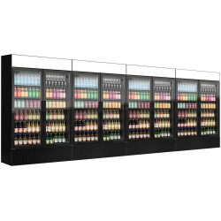 Vitrina frigorifica pentru bauturi GGM Gastro GK1200US#4 (Black)