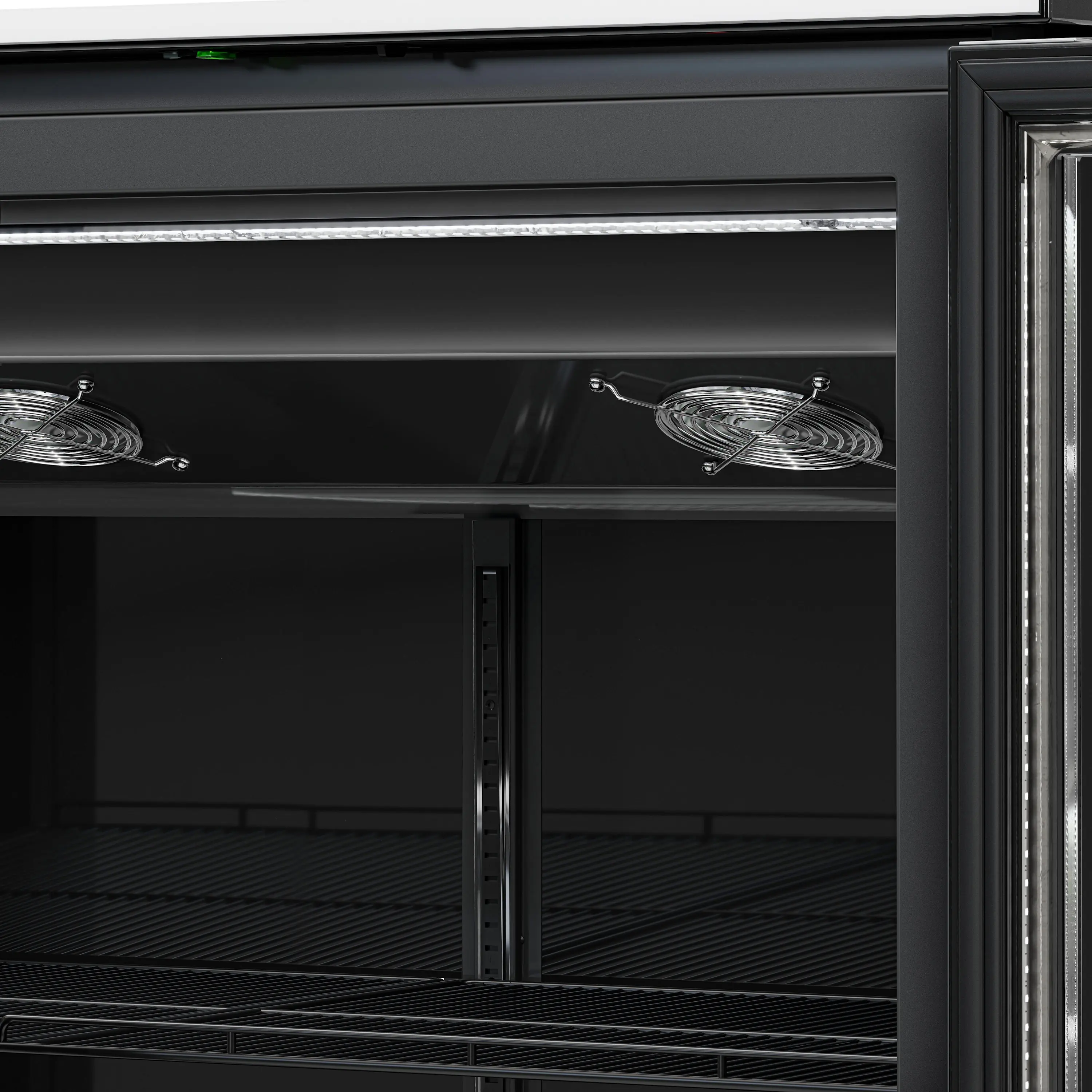 Холодильная витрина для напитков GGM Gastro GK1200US#4 (Black) - 10