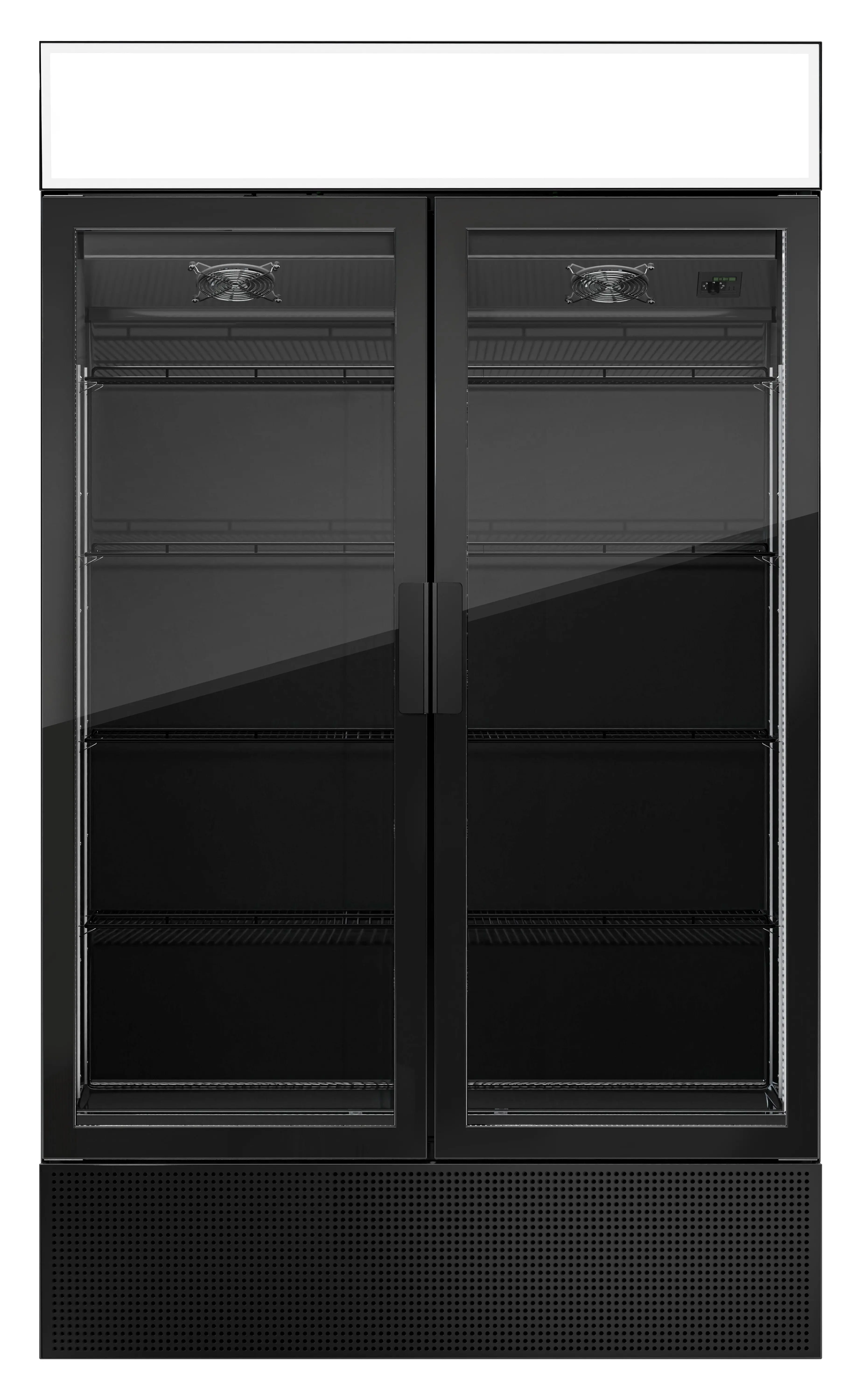 Холодильная витрина для напитков GGM Gastro GK1200US (Black) - 5
