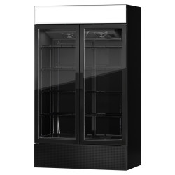 Холодильная витрина для напитков GGM Gastro GK1200US (Black) Thumb