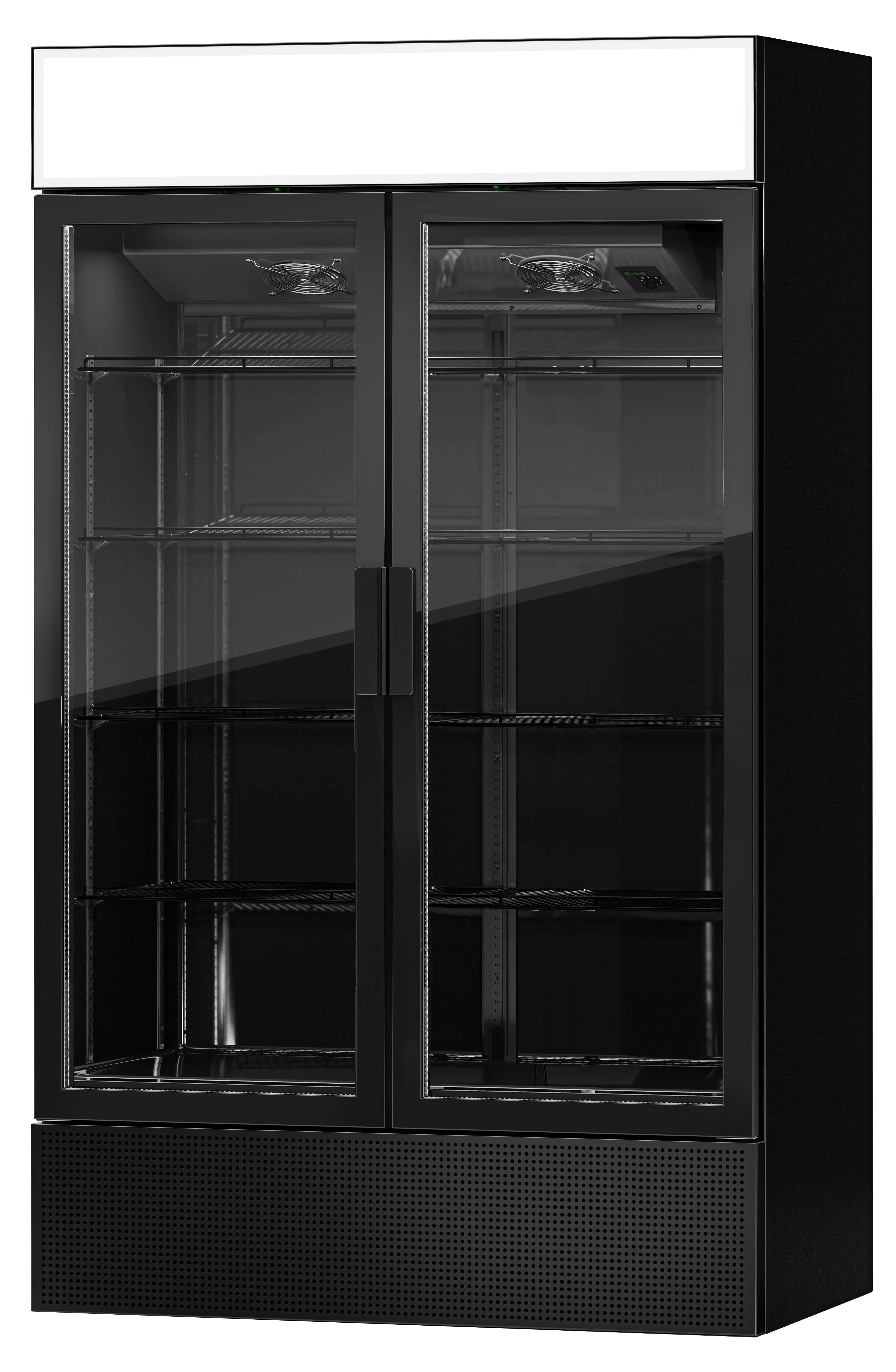 Холодильная витрина для напитков GGM Gastro GK1200US (Black) - 6
