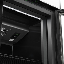 Холодильная витрина для напитков GGM Gastro GK1200US (Black) Thumb