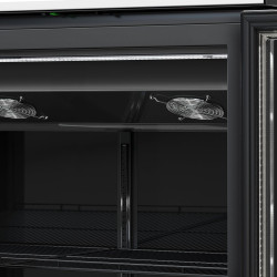 Холодильная витрина для напитков GGM Gastro GK1200US (Black) Thumb