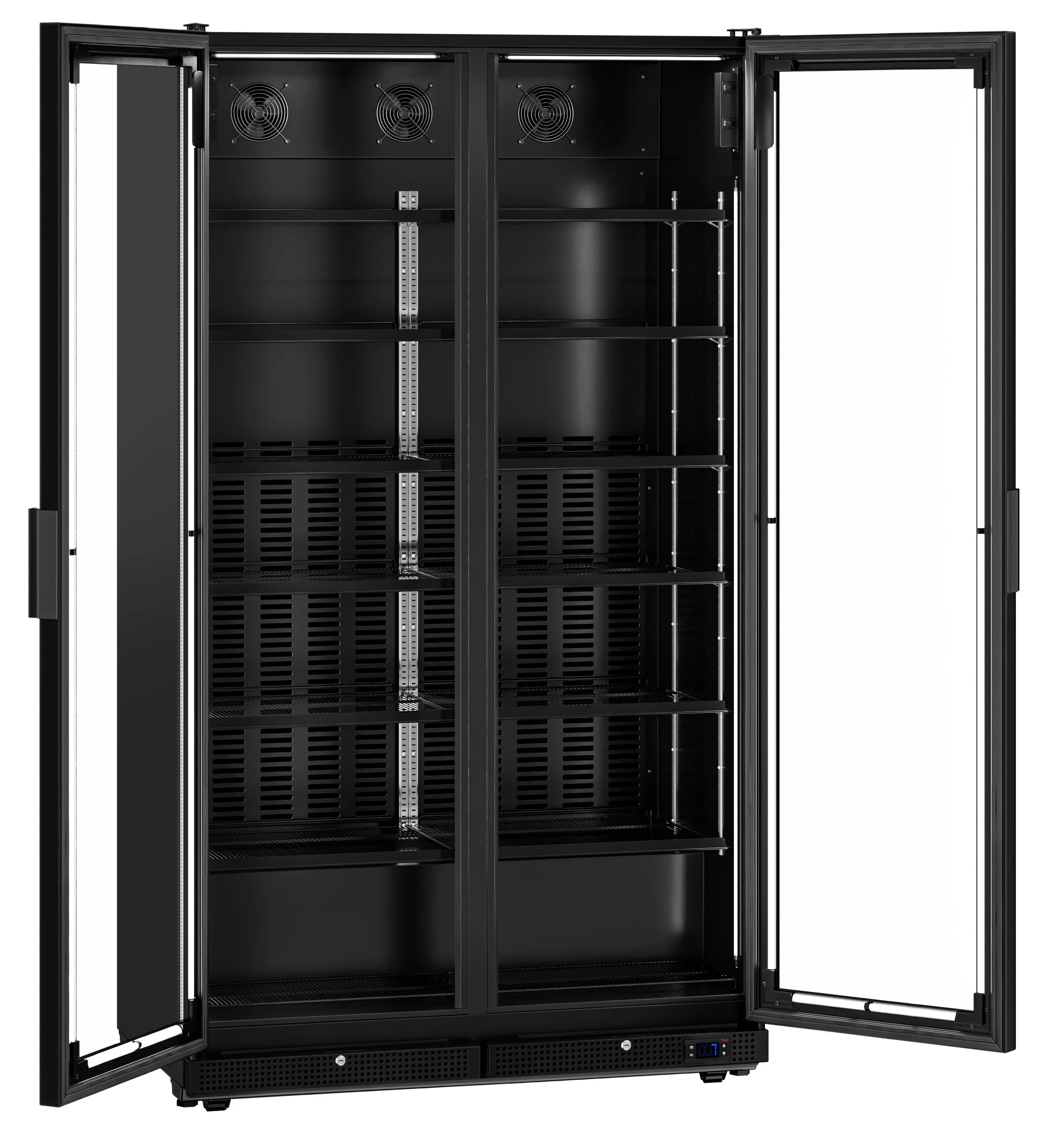Холодильная витрина для напитков GGM Gastro GK1230UB (Black) - 3