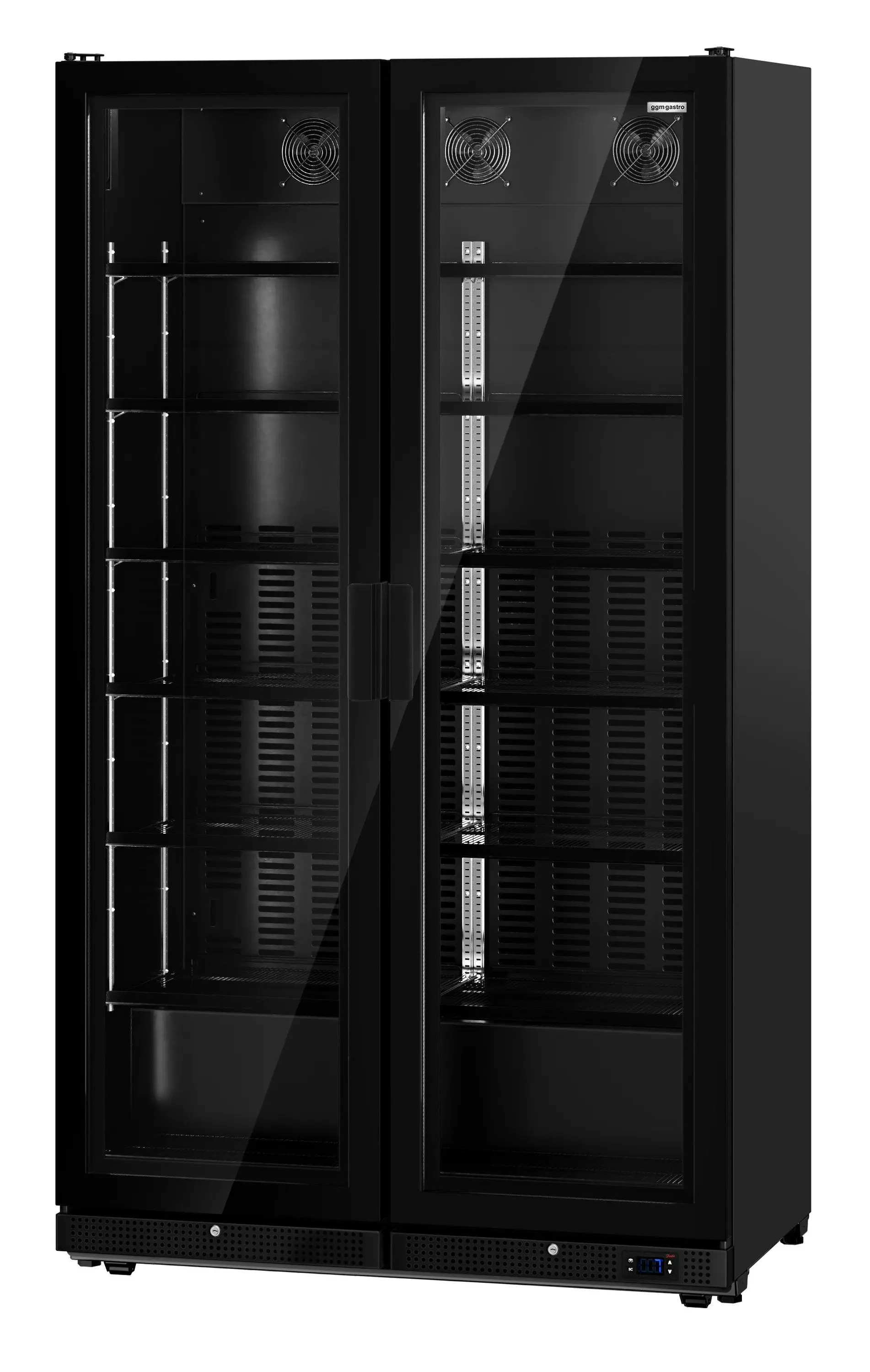 Холодильная витрина для напитков GGM Gastro GK1230UB (Black) - 6