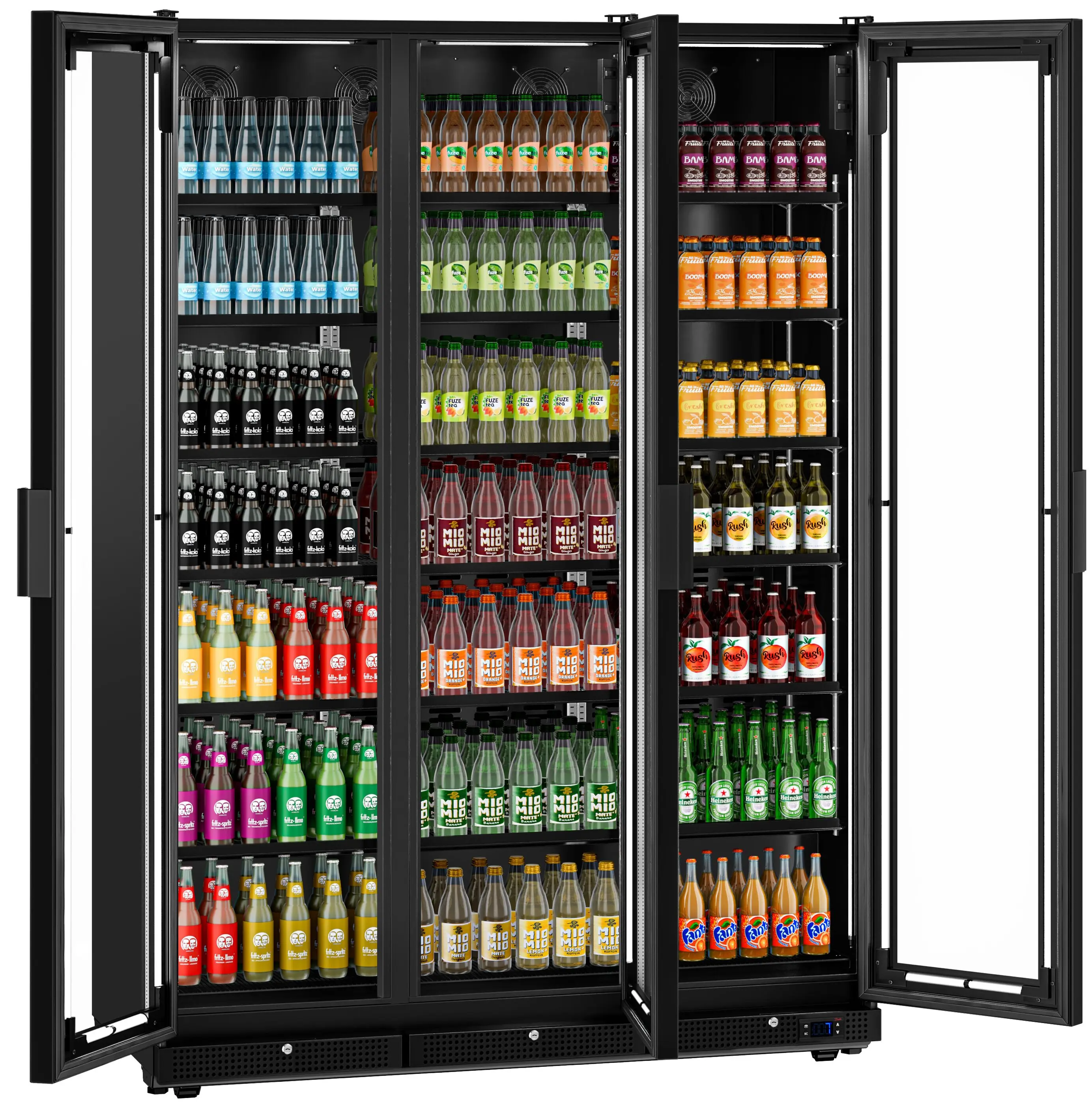 Холодильная витрина для напитков GGM Gastro GK1552UB (Black) - 2