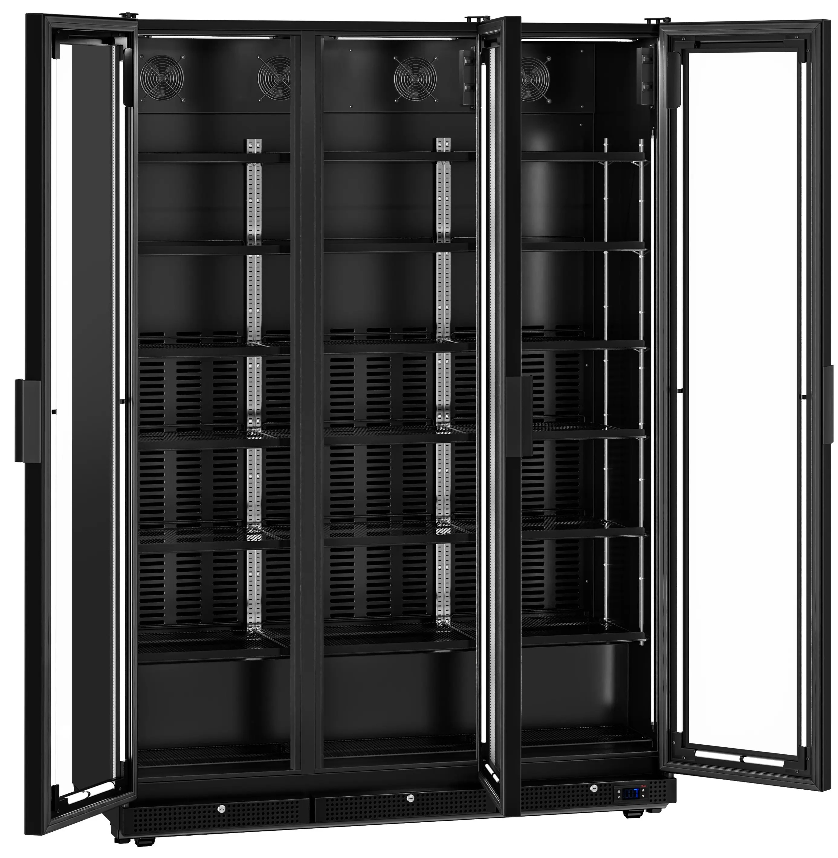 Холодильная витрина для напитков GGM Gastro GK1552UB (Black) - 3