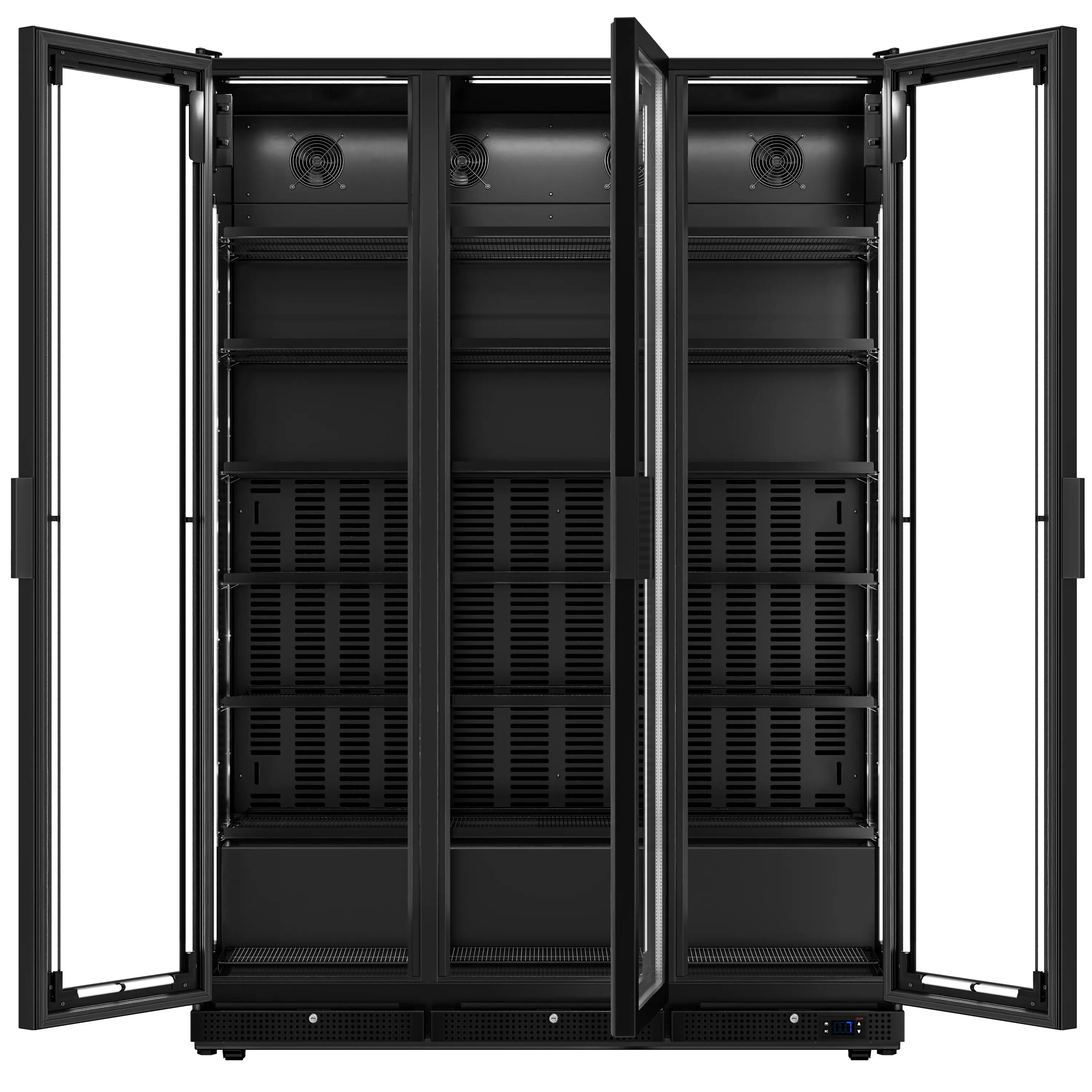 Холодильная витрина для напитков GGM Gastro GK1552UB (Black) - 5