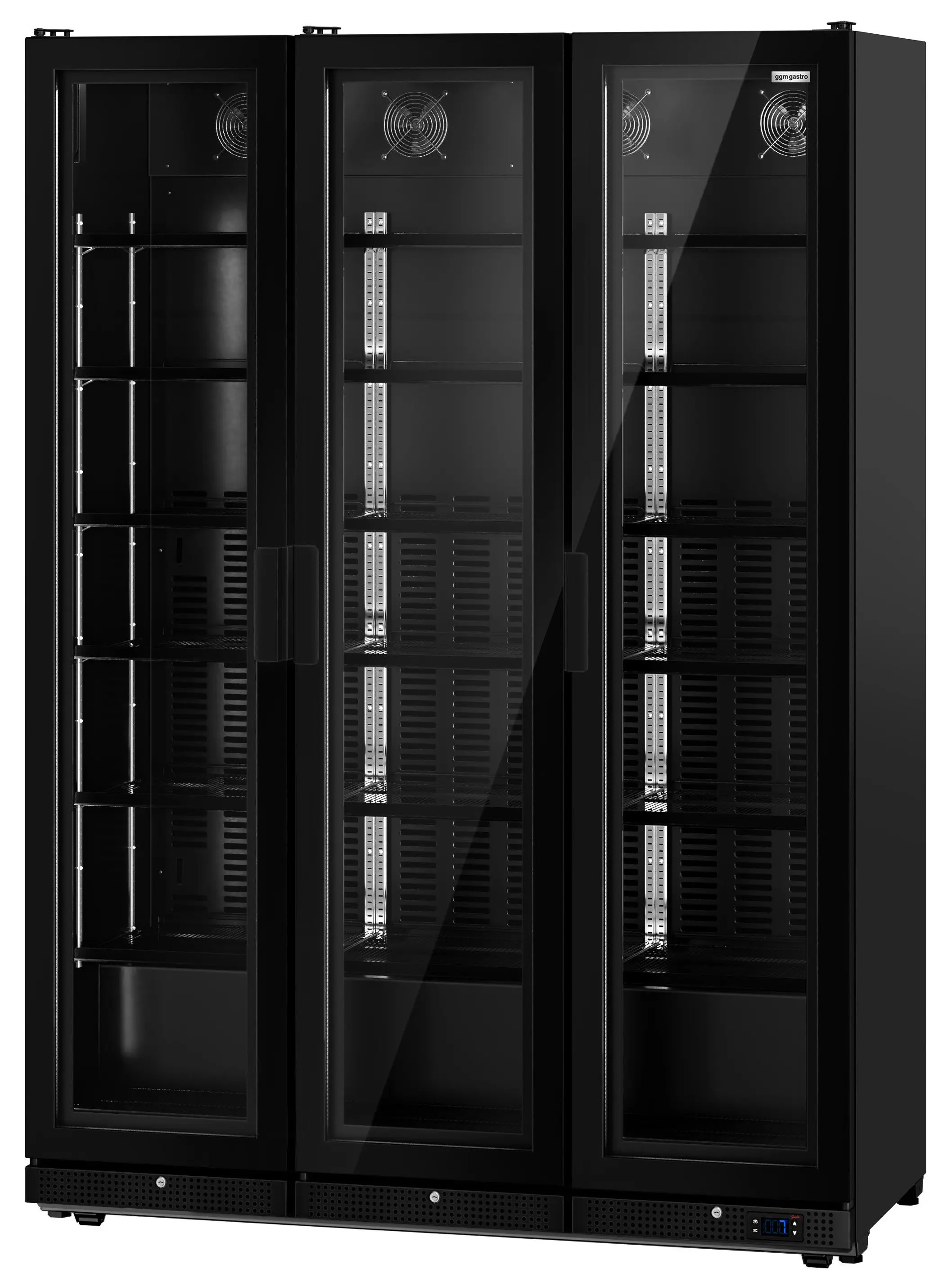 Холодильная витрина для напитков GGM Gastro GK1552UB (Black) - 6