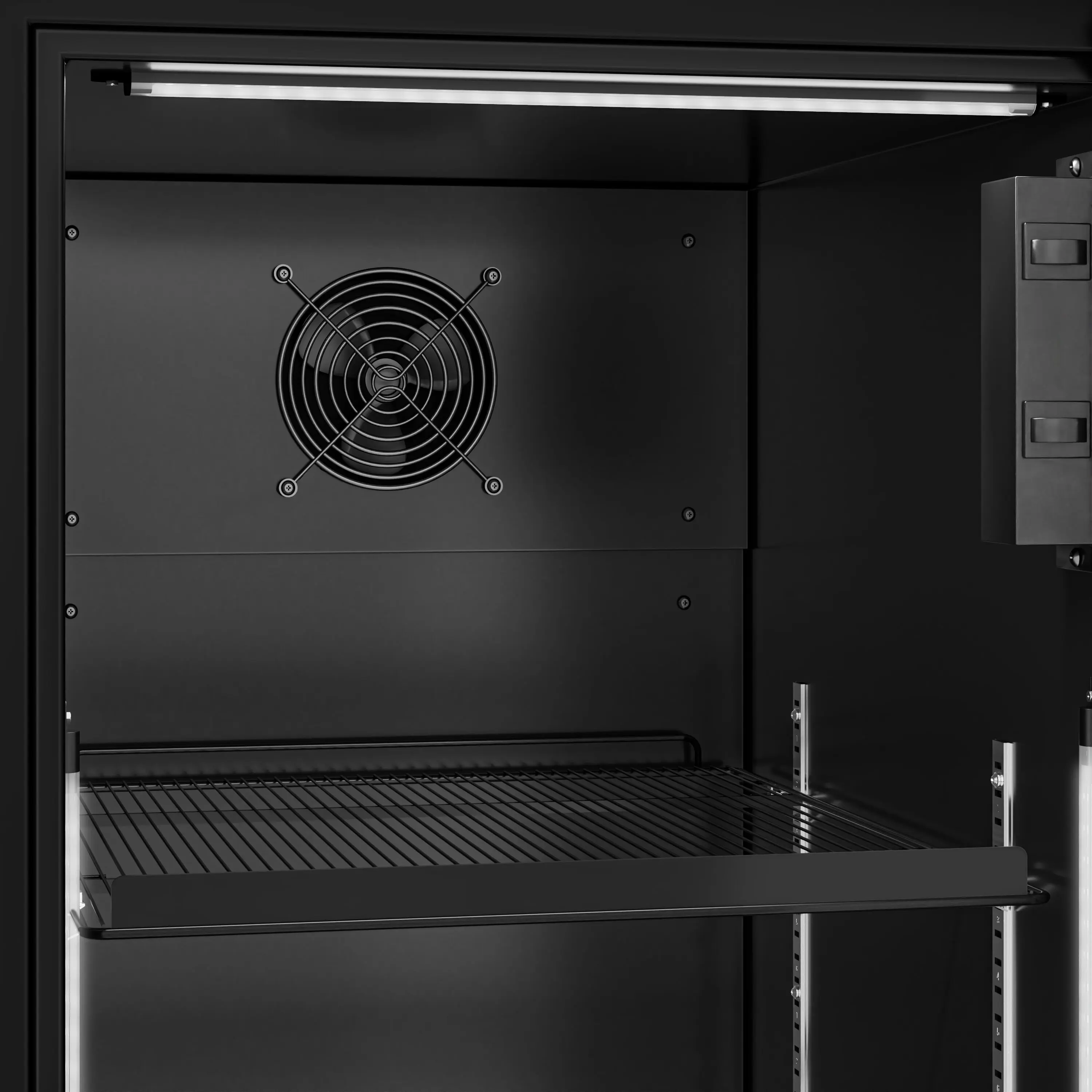Холодильная витрина для напитков GGM Gastro GK1552UB (Black) - 9
