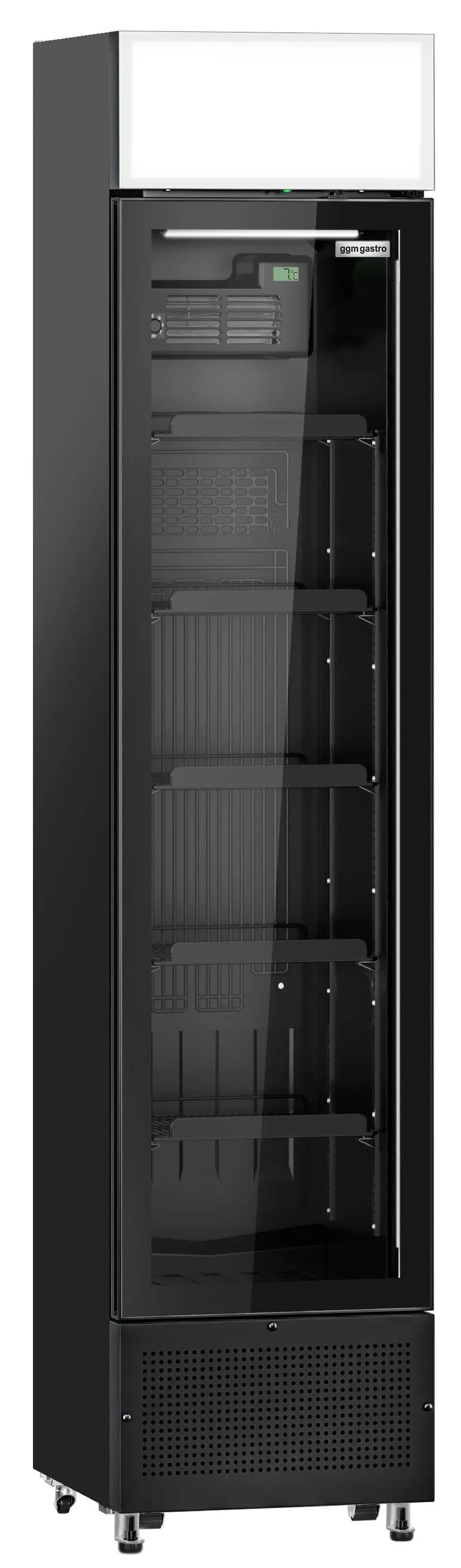 Холодильная витрина для напитков GGM Gastro GK175US (Black) - 2