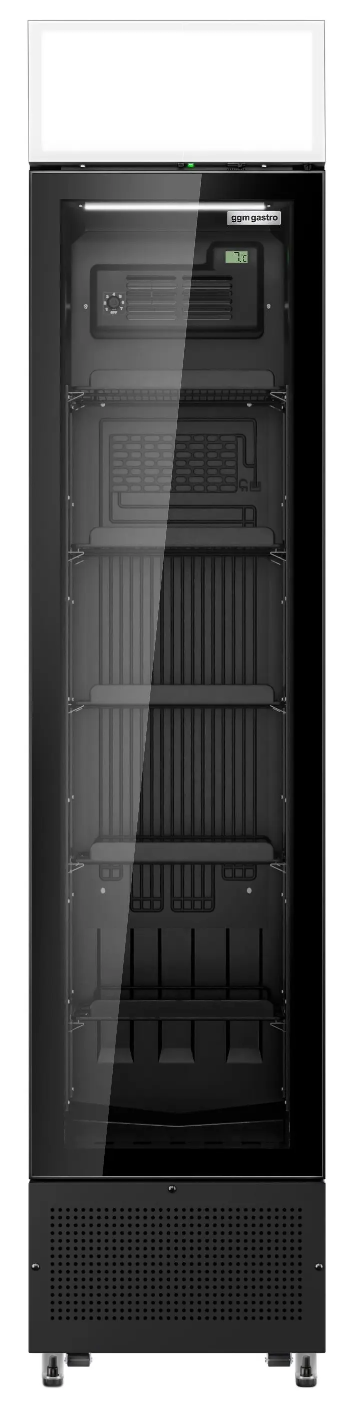 Холодильная витрина для напитков GGM Gastro GK175US (Black) - 5