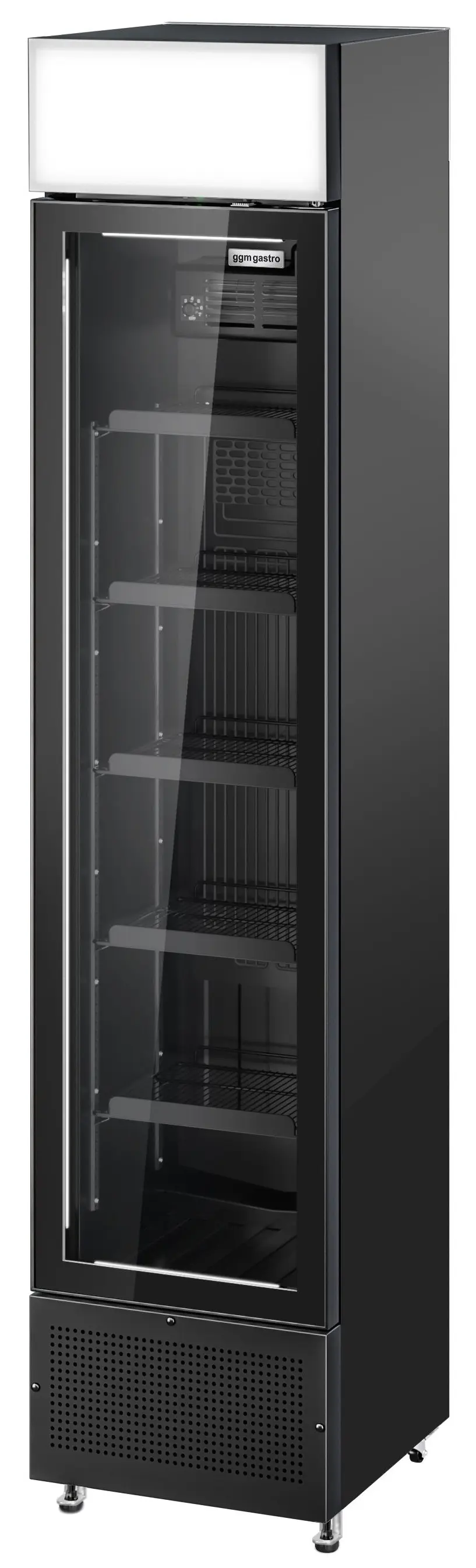 Холодильная витрина для напитков GGM Gastro GK175US (Black) - 6