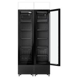 Холодильная витрина для напитков GGM Gastro GK175US#SET2 (Black) Thumb